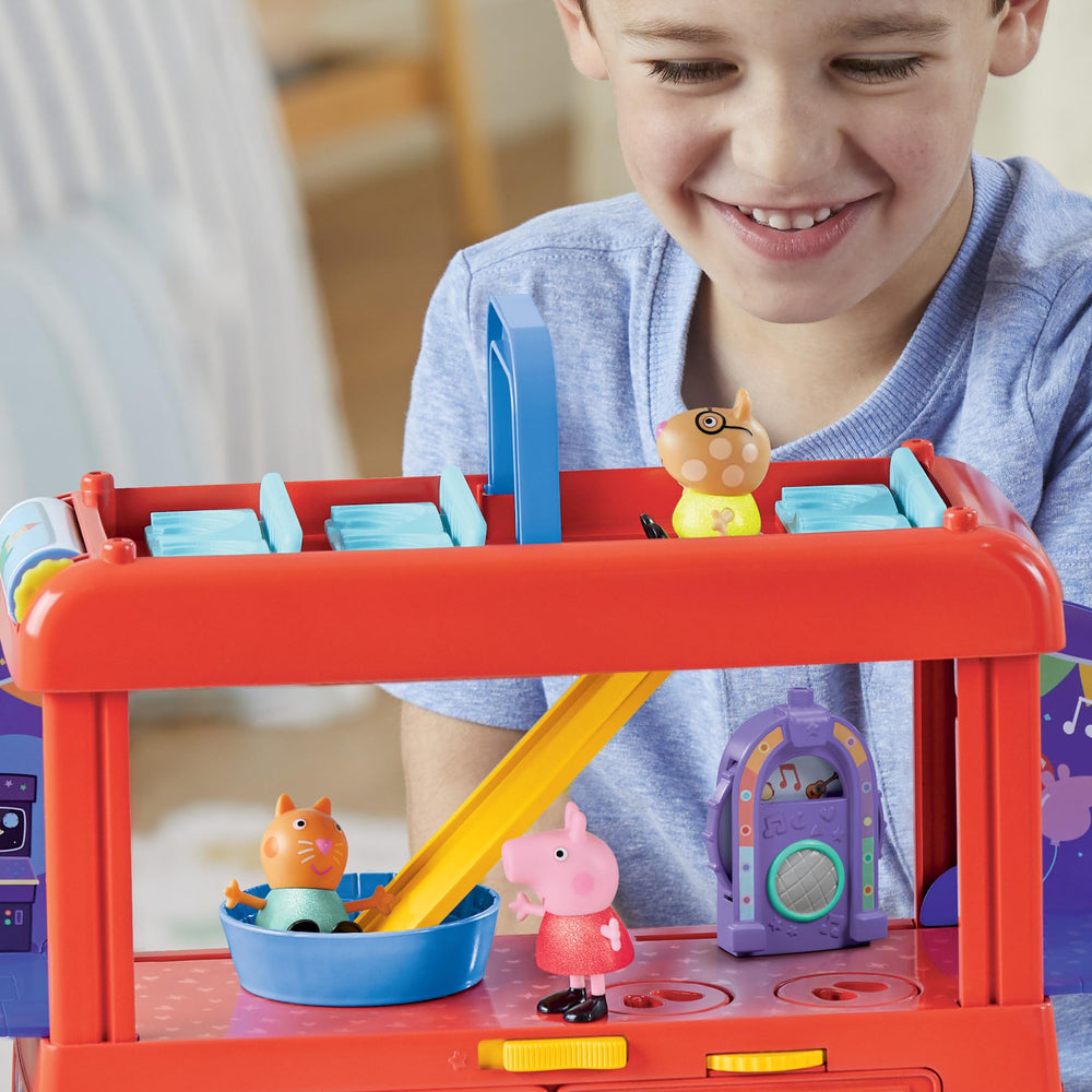 Destination sign helps kids imagine new party routes.