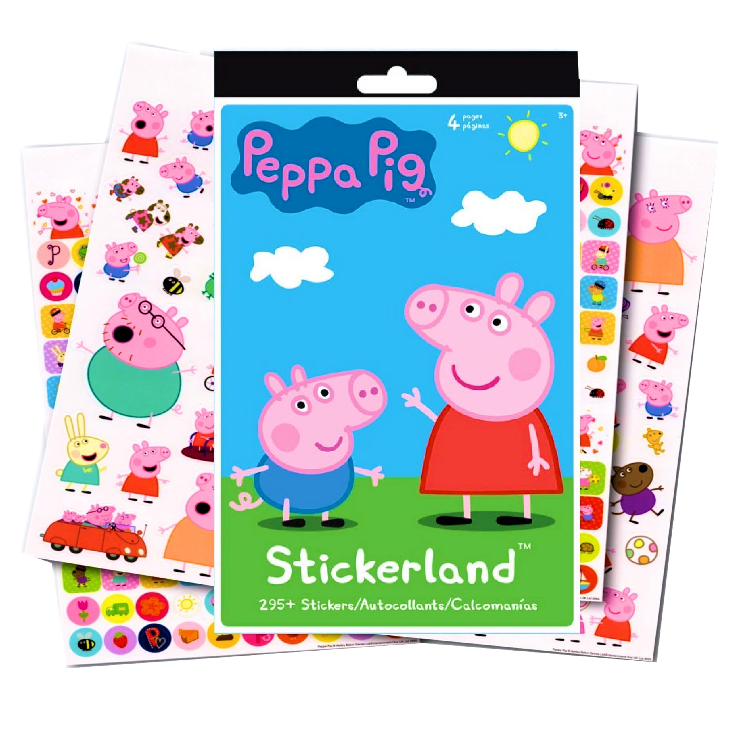 Peppa Pig 2-sided door hanger for playful room organization.