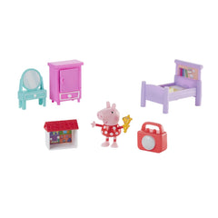 Peppa Pig bedtime wardrobe accessory helps organize tiny outfits during play.