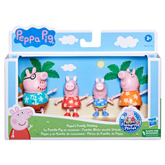 Peppa Pig Daddy Pig figure in tropical outfit for pretend vacation scenes