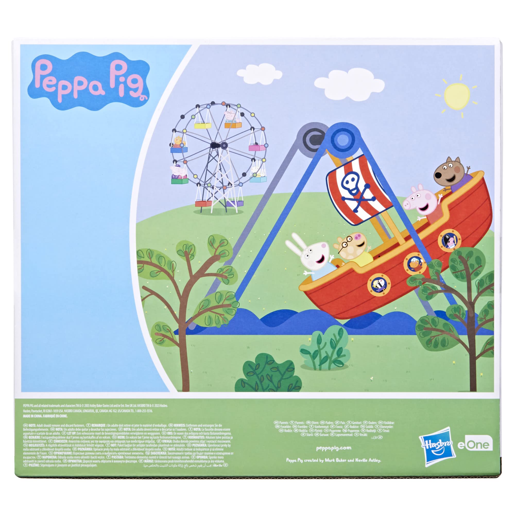 Peppa Pig Danny Dog figure in pirate outfit ready for adventures.