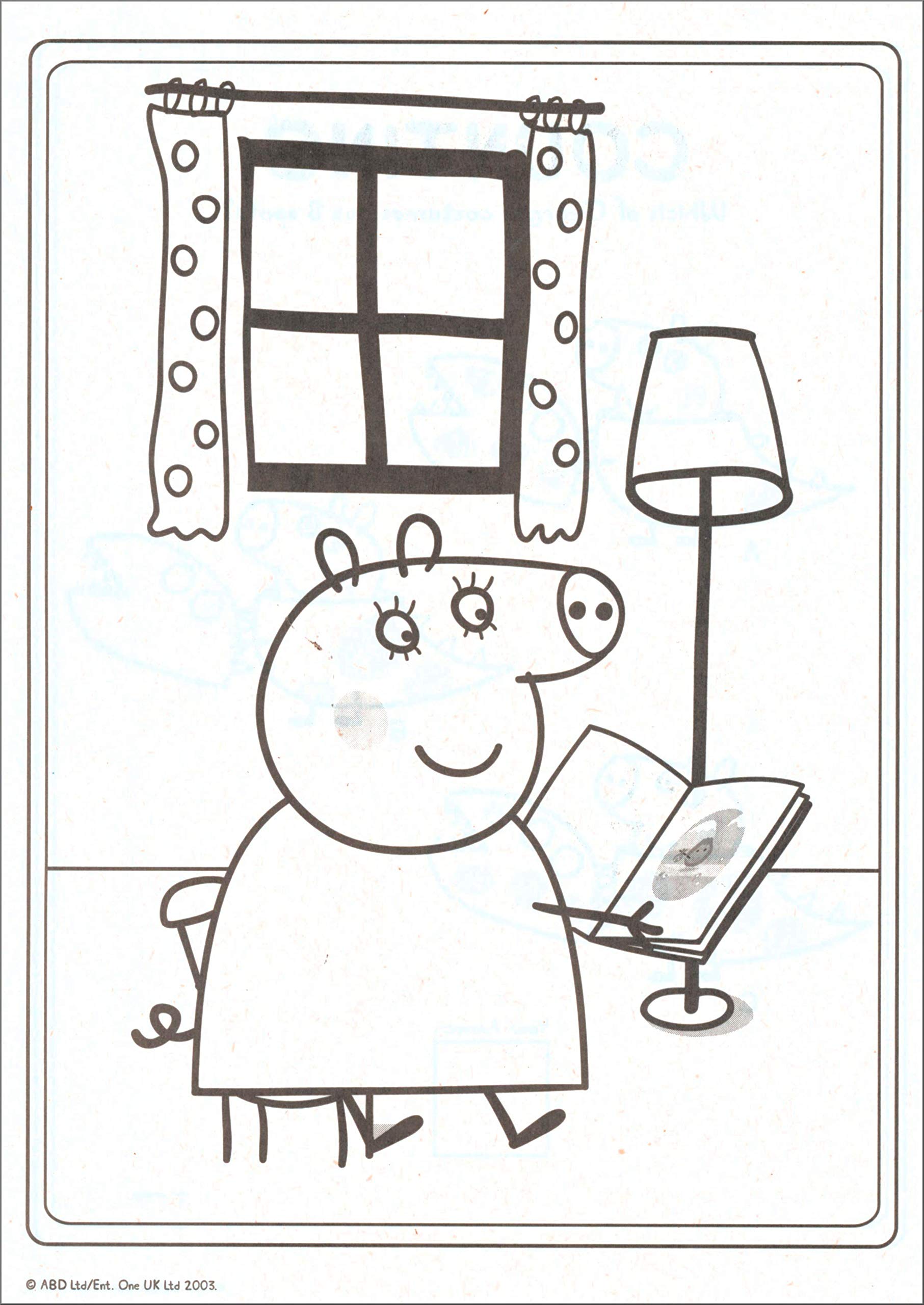 Peppa Pig door hanger project invites kids to customize spaces.