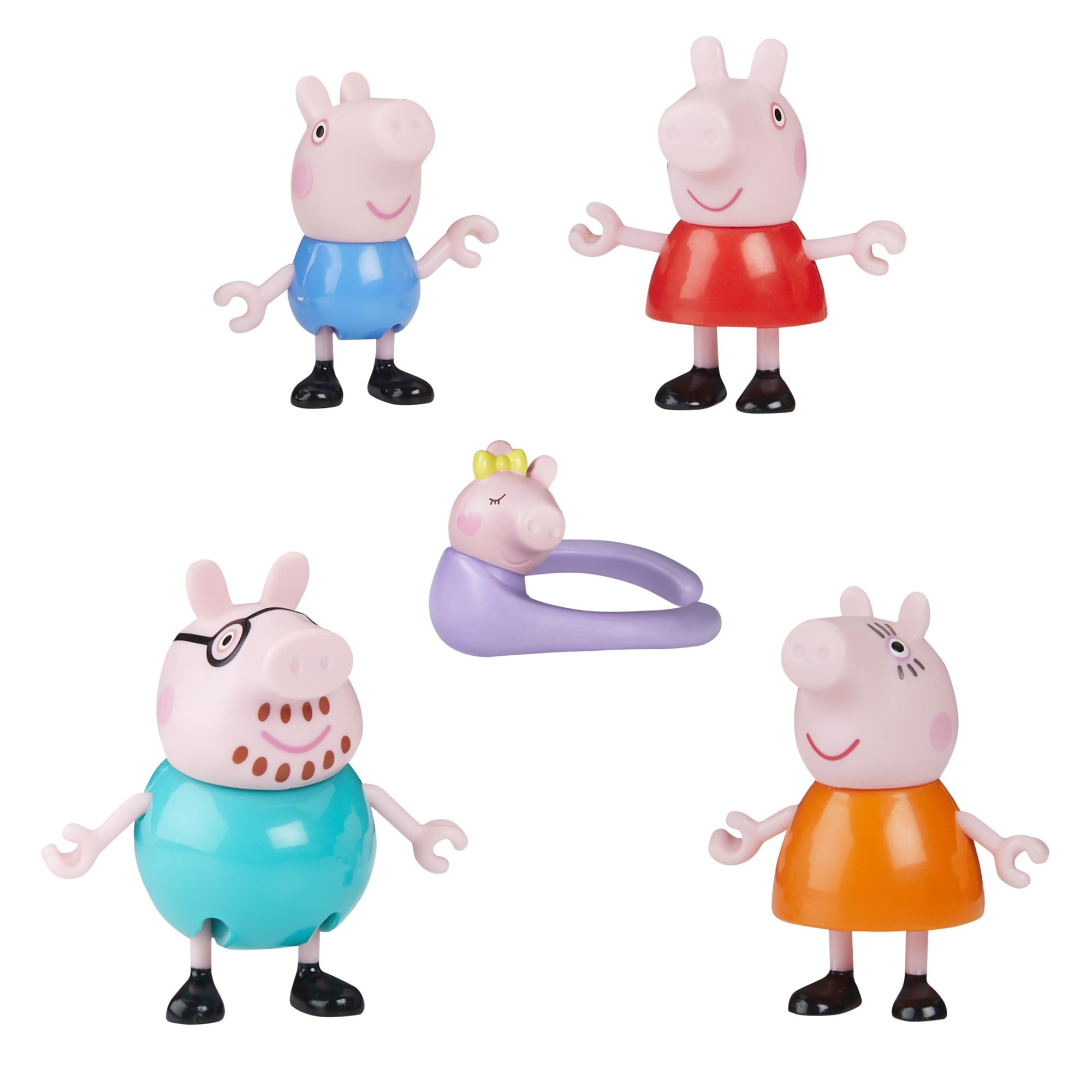 Peppa Pig Daddy Pig figure for imaginative play with the family.