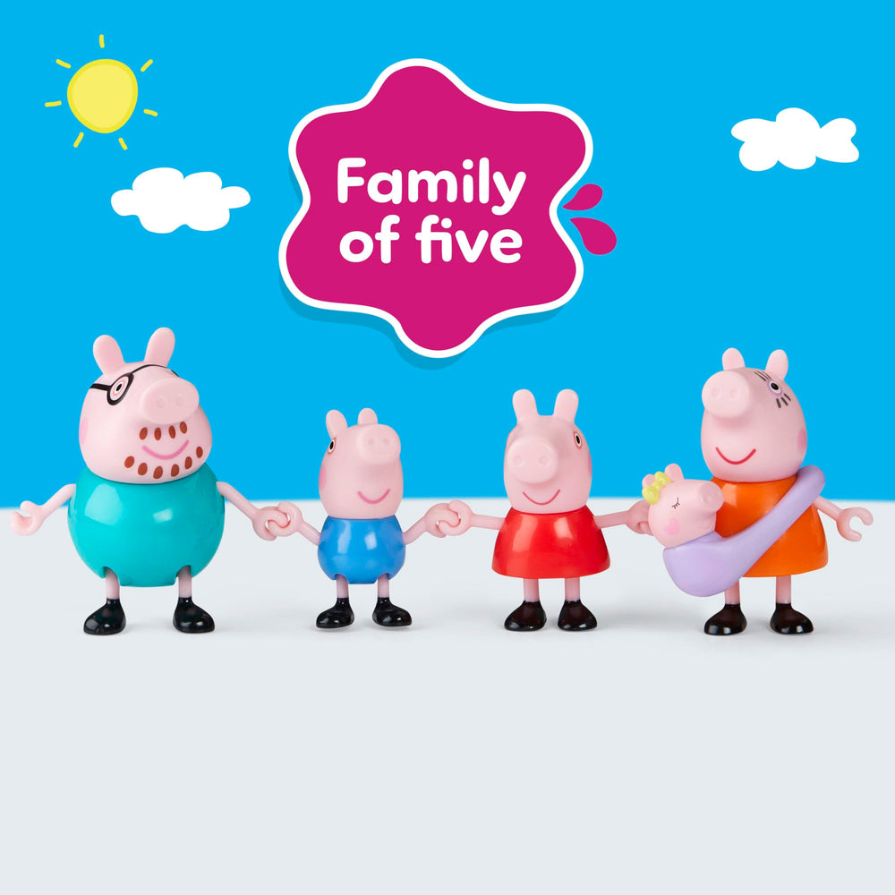 Peppa Pig George figure for kids' daily adventures and pretend visits.