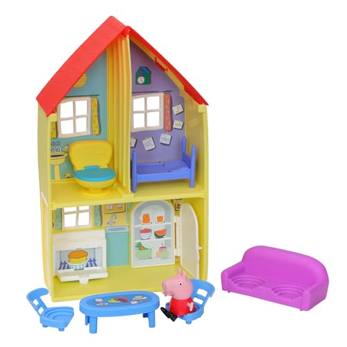 Peppa Pig Family House Playset bed table chairs fuels storytelling