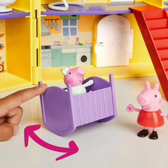 Peppa Pig garage with lift door enables garage play and access