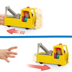 Peppa Pig Granddad Dog cab open design improves easy figure placement