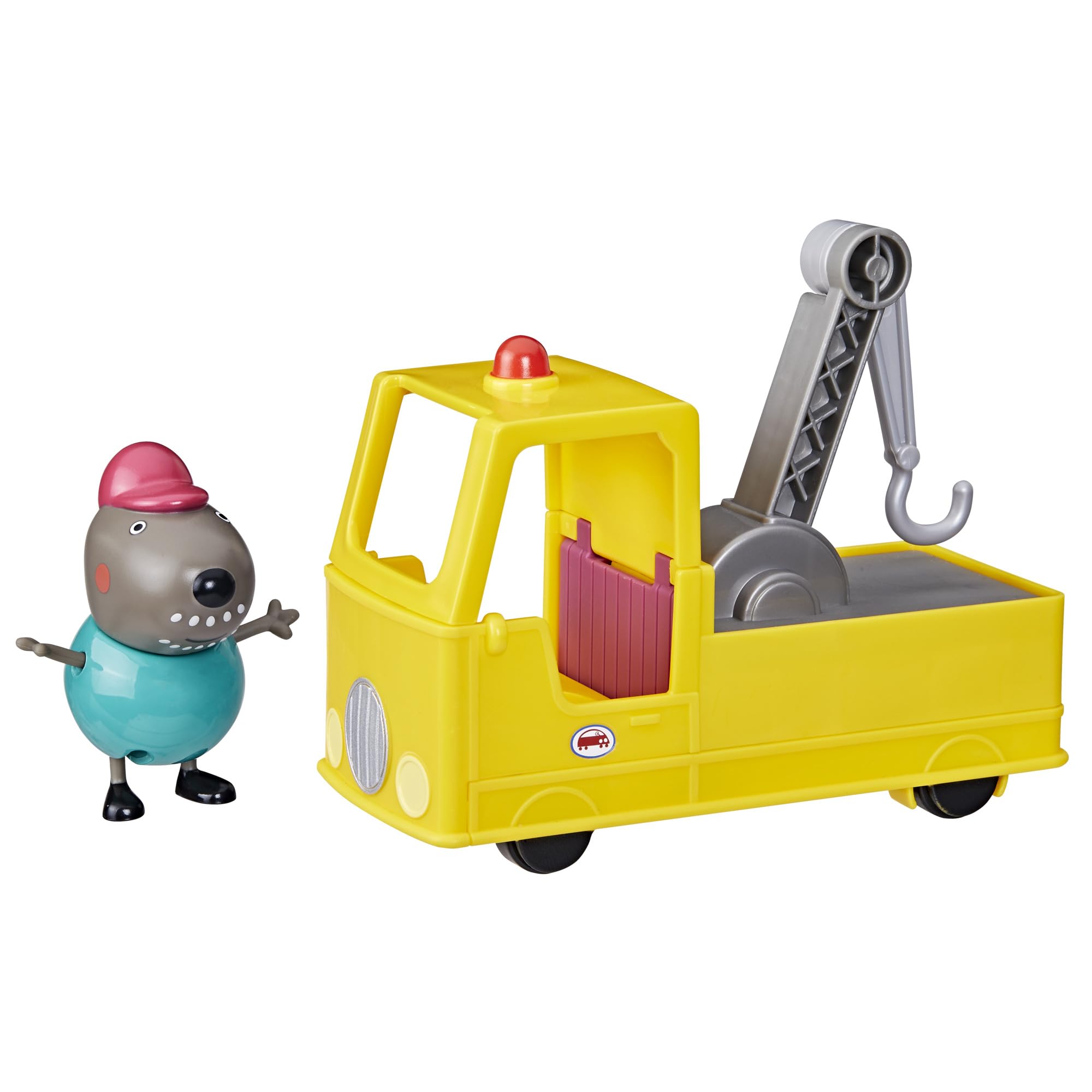 Peppa Pig Granddad Dog tow truck front view for imaginative play sessions