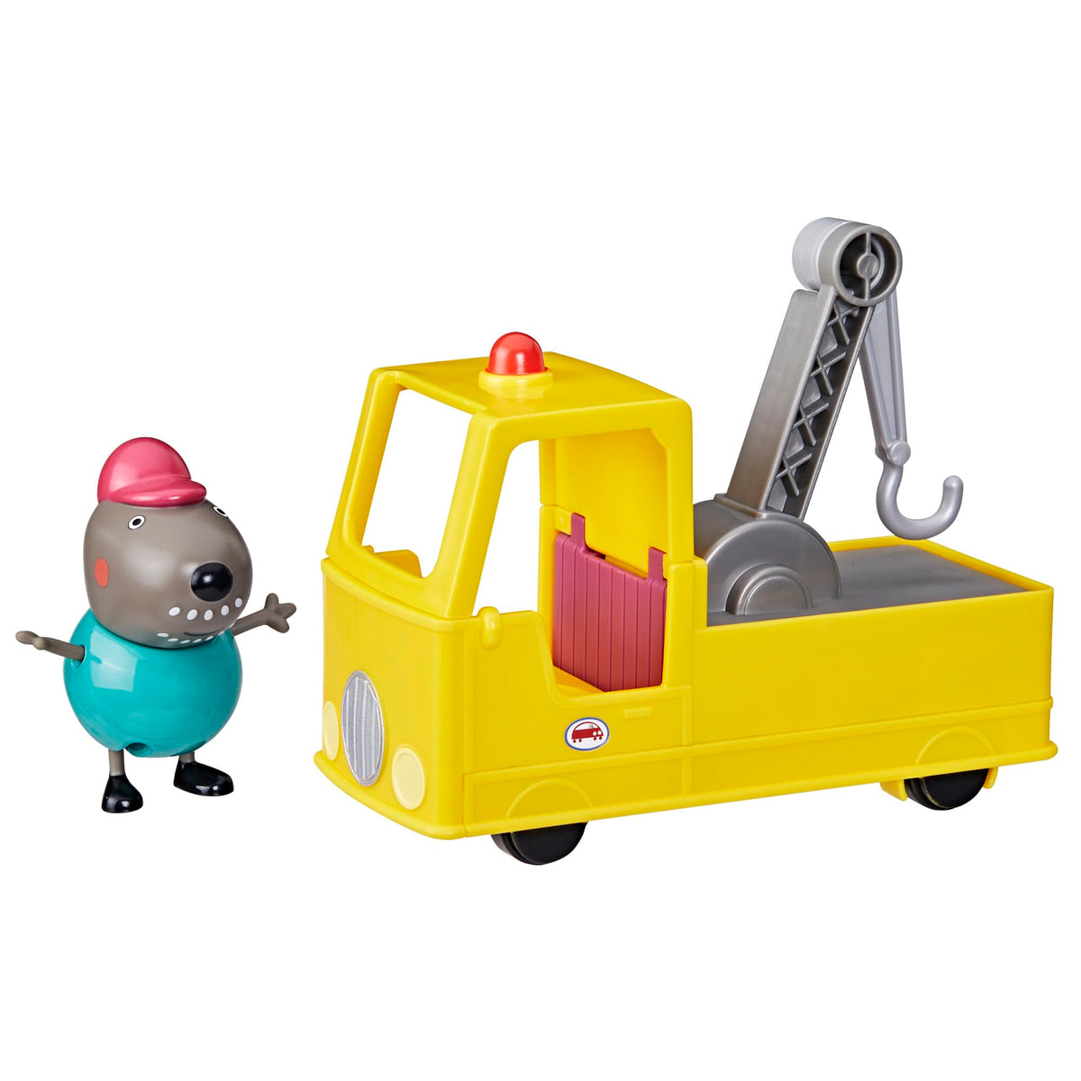 Peppa Pig Granddad Dog tow truck front view for imaginative play sessions