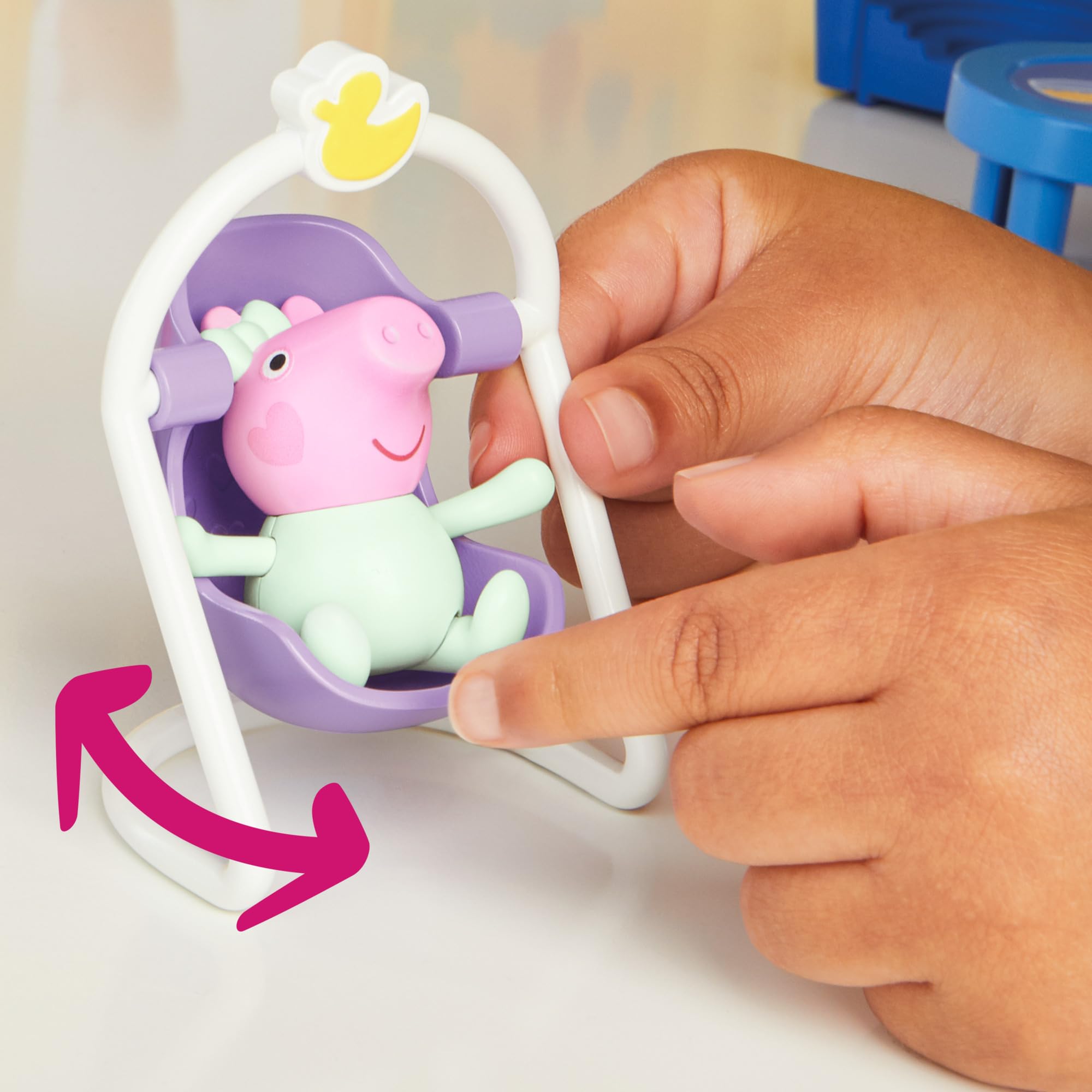 Peppa Pig kitchen fridge opens for pretend cooking
