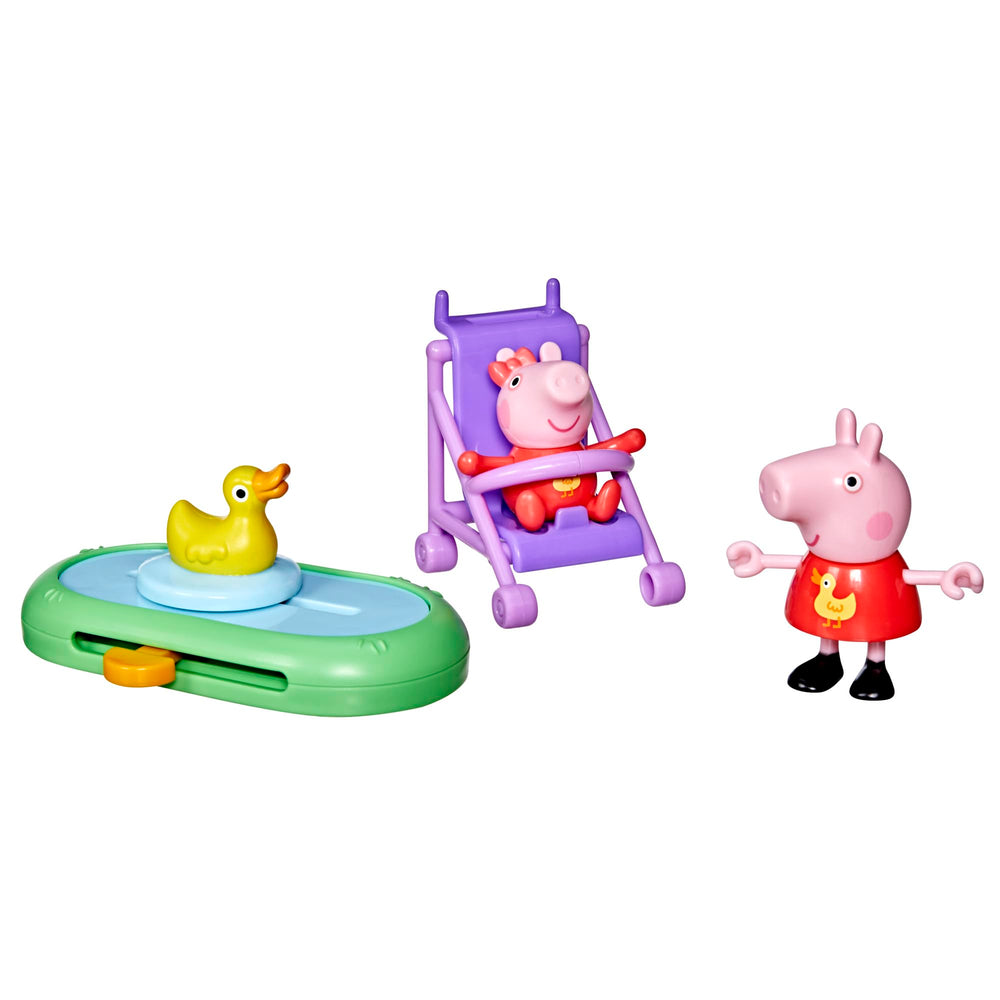 Peppa Pig park fun playset box, ready for quick setup and storage
