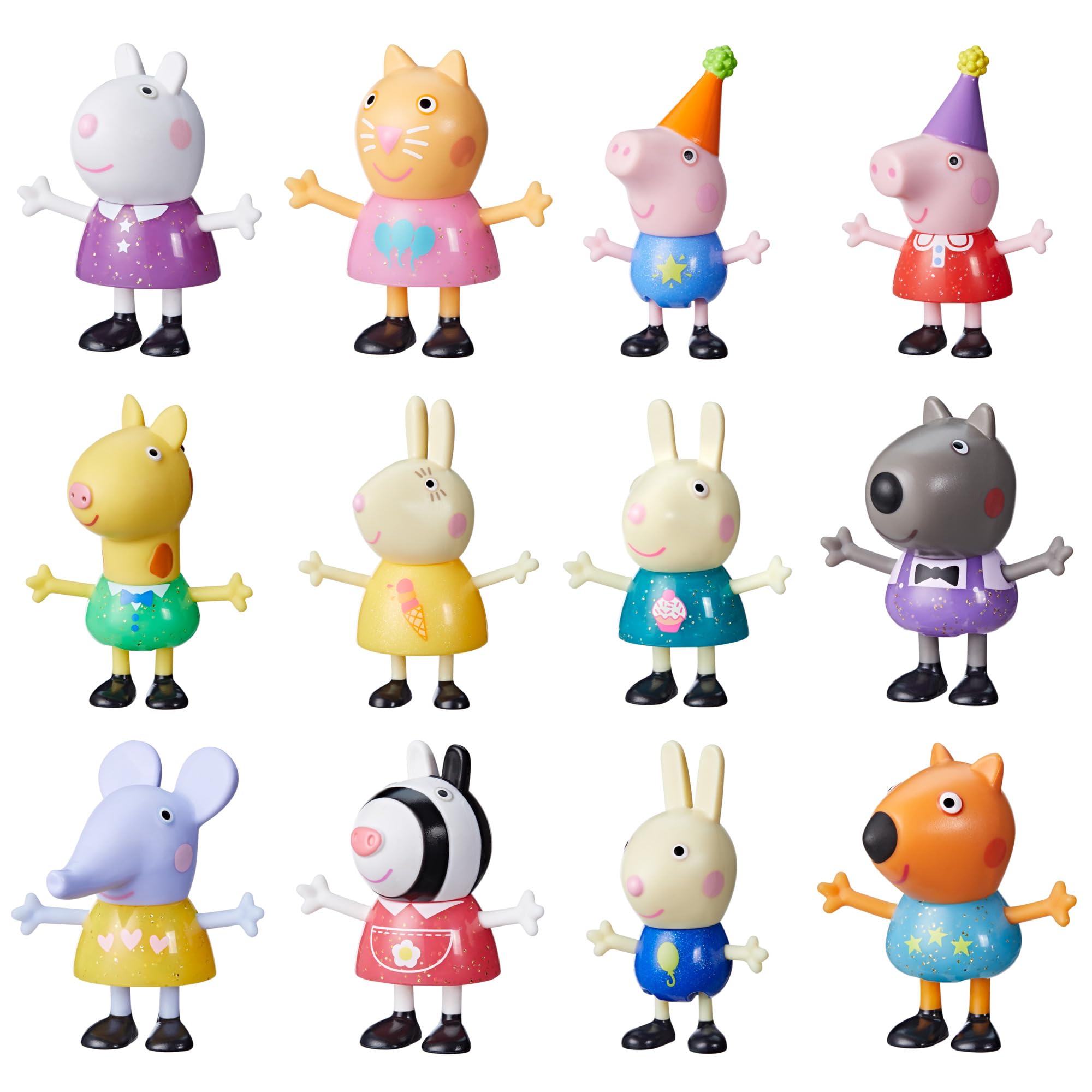 Peppa Pig party figure ready for festive playtime and party favors.
