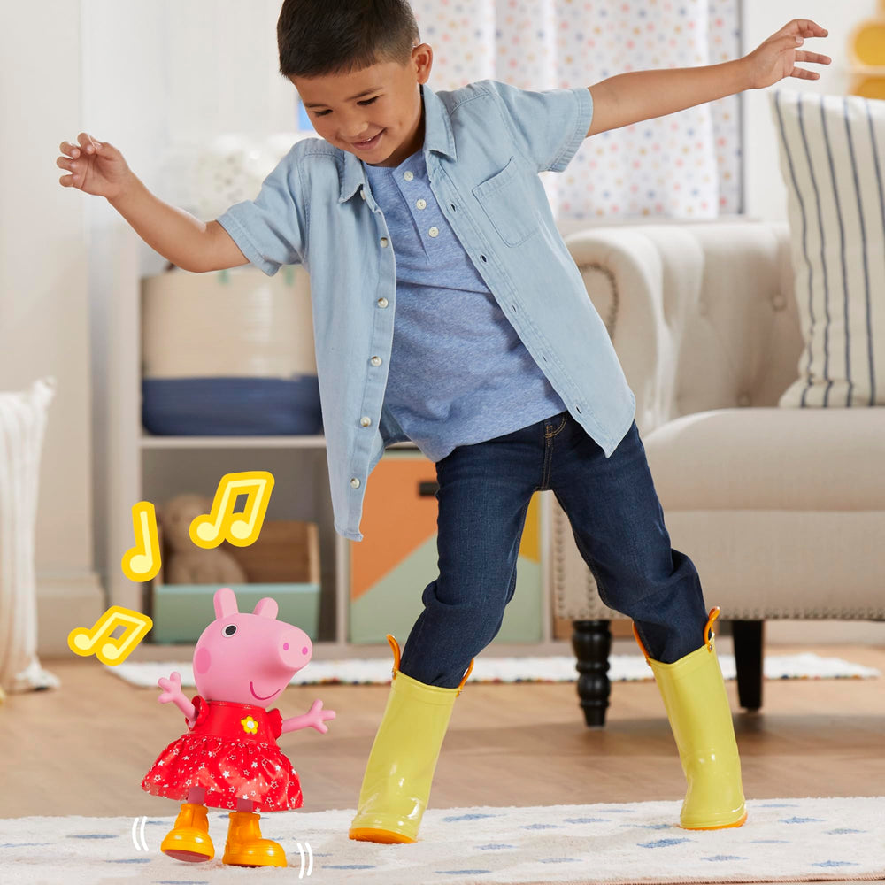 Peppa Pig Party Mode delivers festive sounds and the theme song.