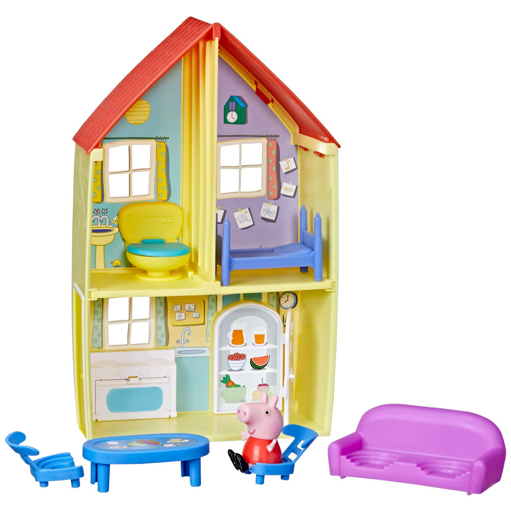Peppa Pig Peppa’s Adventures Family House playset with figure for imaginative mornings