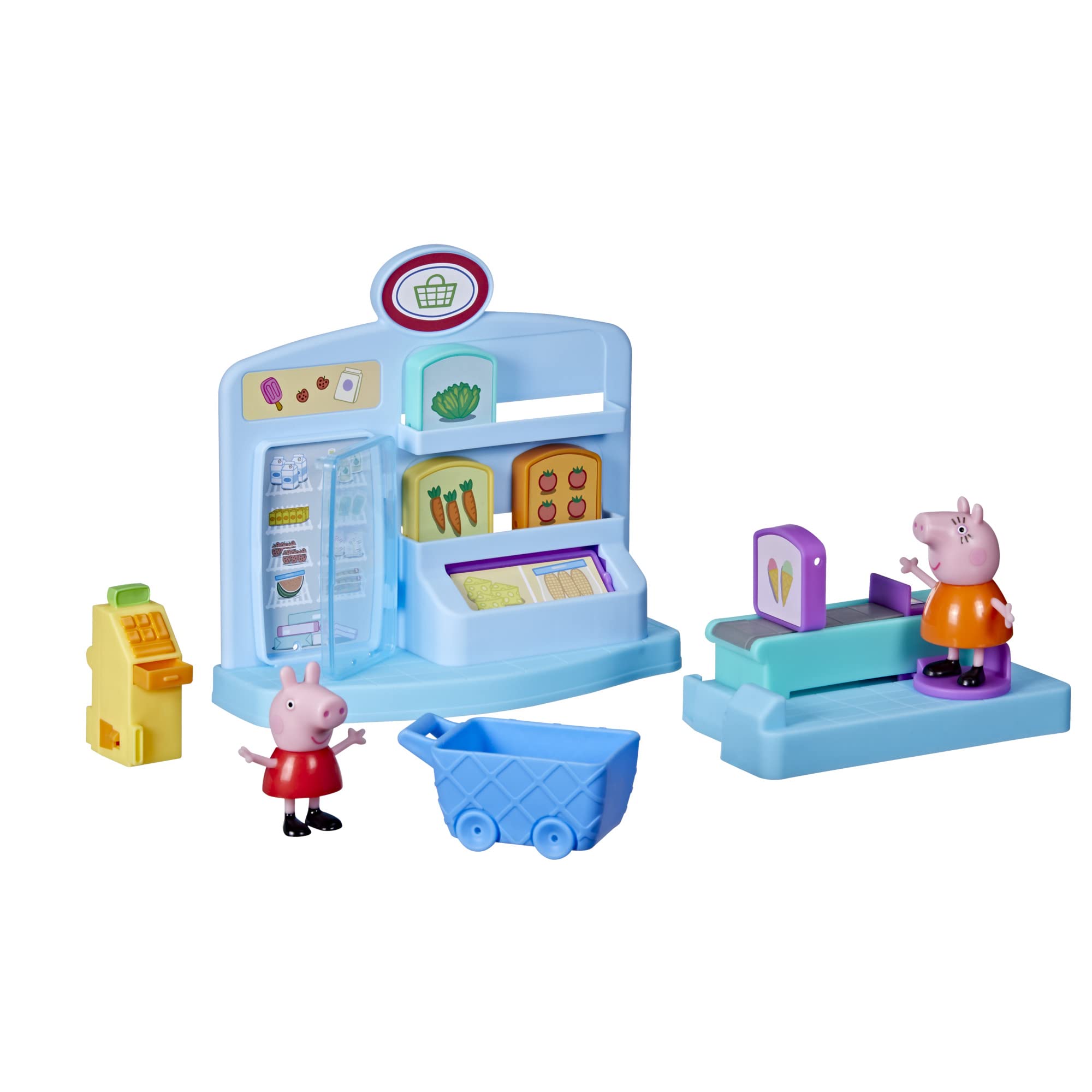 Peppa Pig Peppa’s Adventures supermarket figures for imaginative play