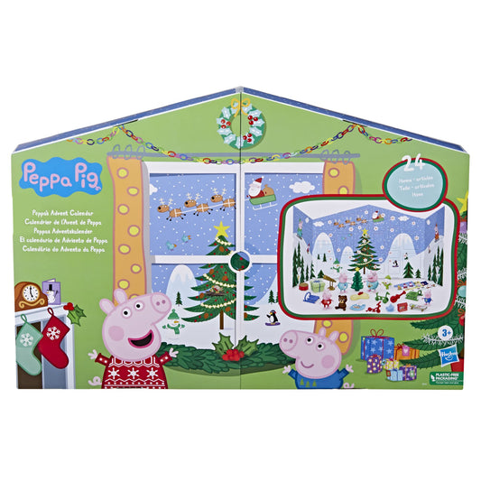 Peppa Pig Advent Calendar winter scene image evoking cozy countdown moments for kids.