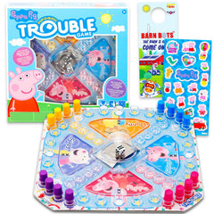 Peppa Pig pop-up board game board for shared family fun
