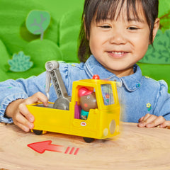 Peppa Pig pull back action toy truck suitable for quick starts