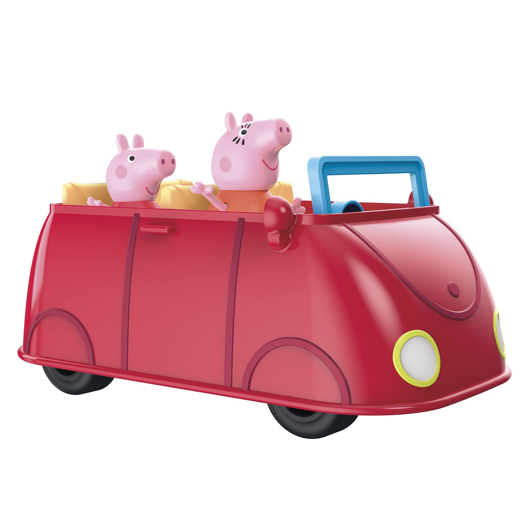 Peppa Pig red car includes Peppa and Mummy Pig figures