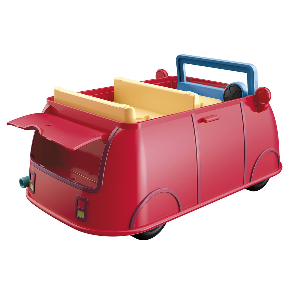 Peppa Pig red car rolling wheels for push-to-roll play