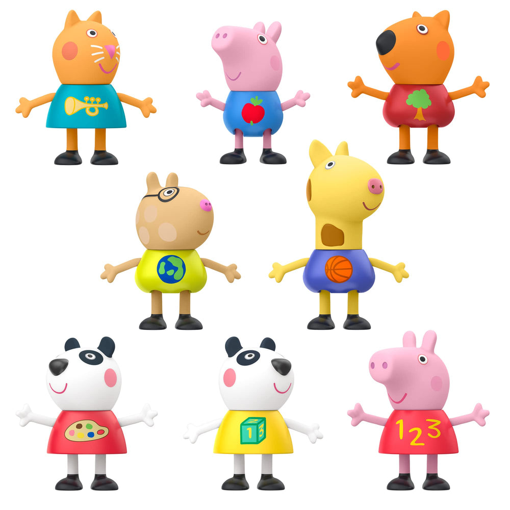 Peppa Pig George figure ready for classroom snack-time play