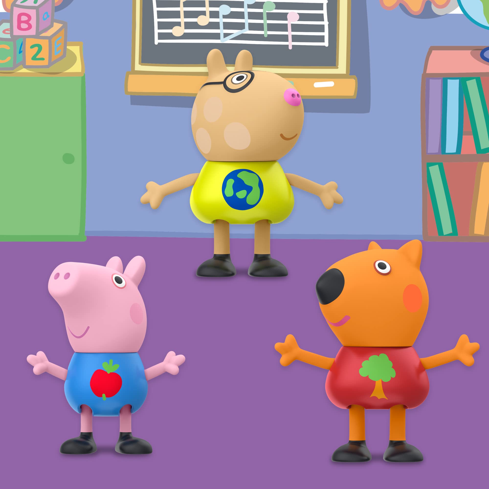 Peppa Pig Gerald Giraffe figure adds height for role-play