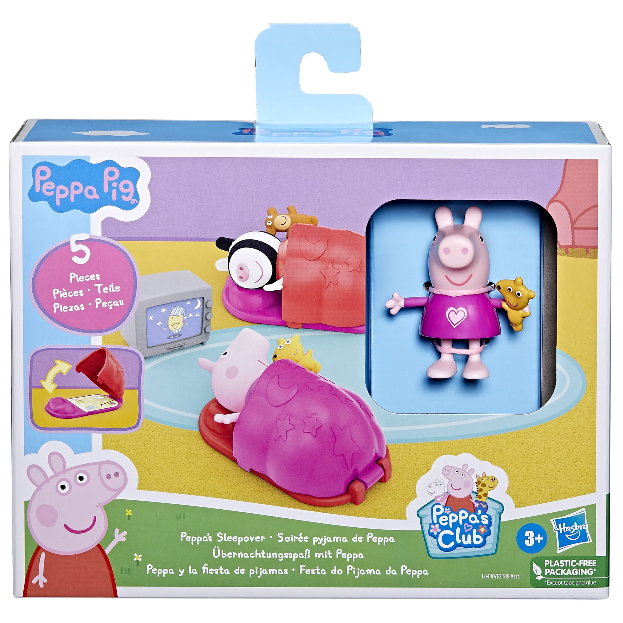 Peppa Pig Sleepover Scenes setup for cozy, imaginative storytelling.