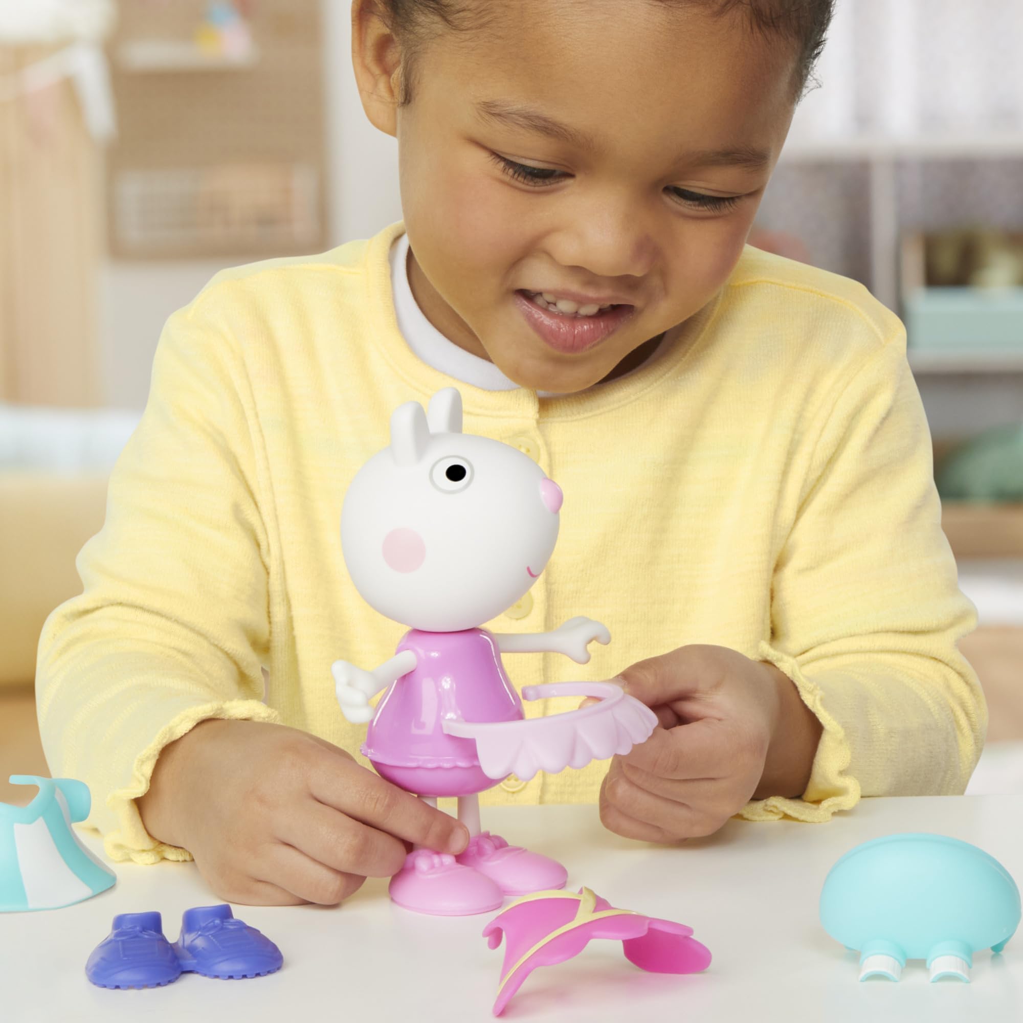 Peppa Pig Suzy Sheep dance shoes accessory completes a magical stage-ready look.