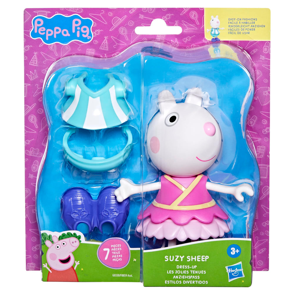 Peppa Pig Suzy Sheep jersey accessory supports active pretend play for soccer practice.