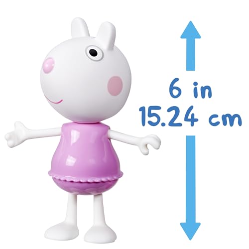 Peppa Pig Suzy Sheep outfit mix-and-match sparks storytelling play sessions.