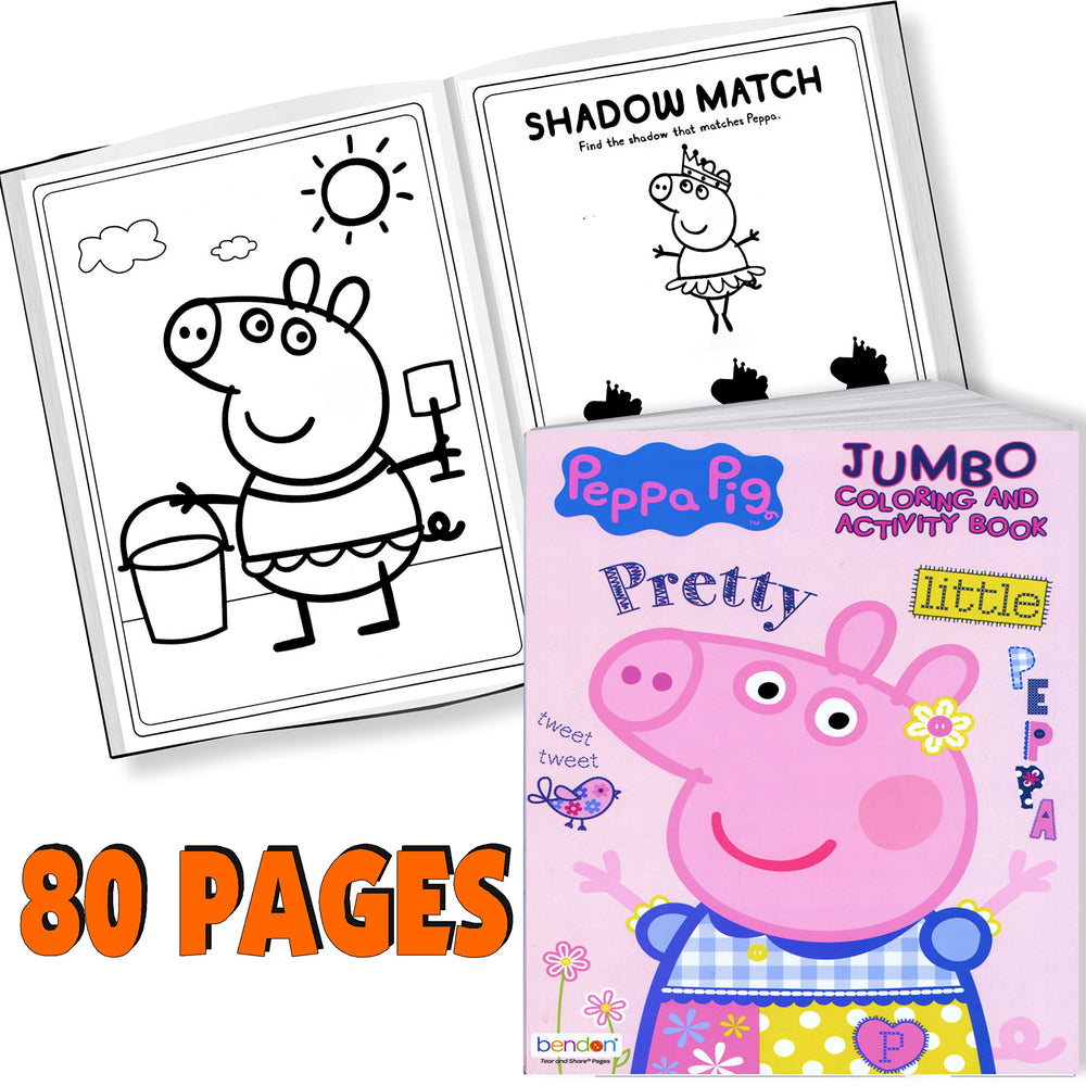 Peppa Pig thank you card craft adds a personal touch.