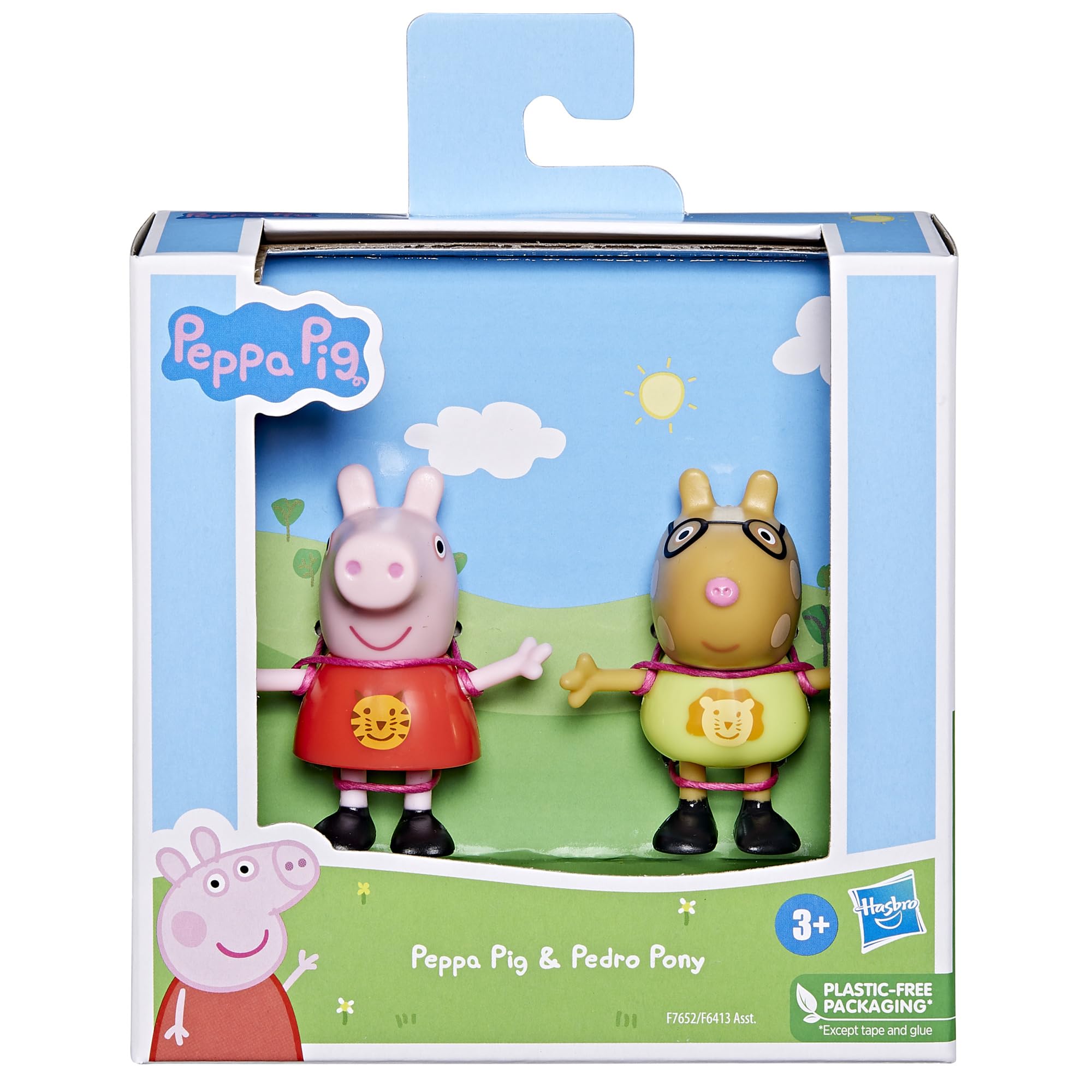 Peppa world build with other figures encourages sharing and storytelling.