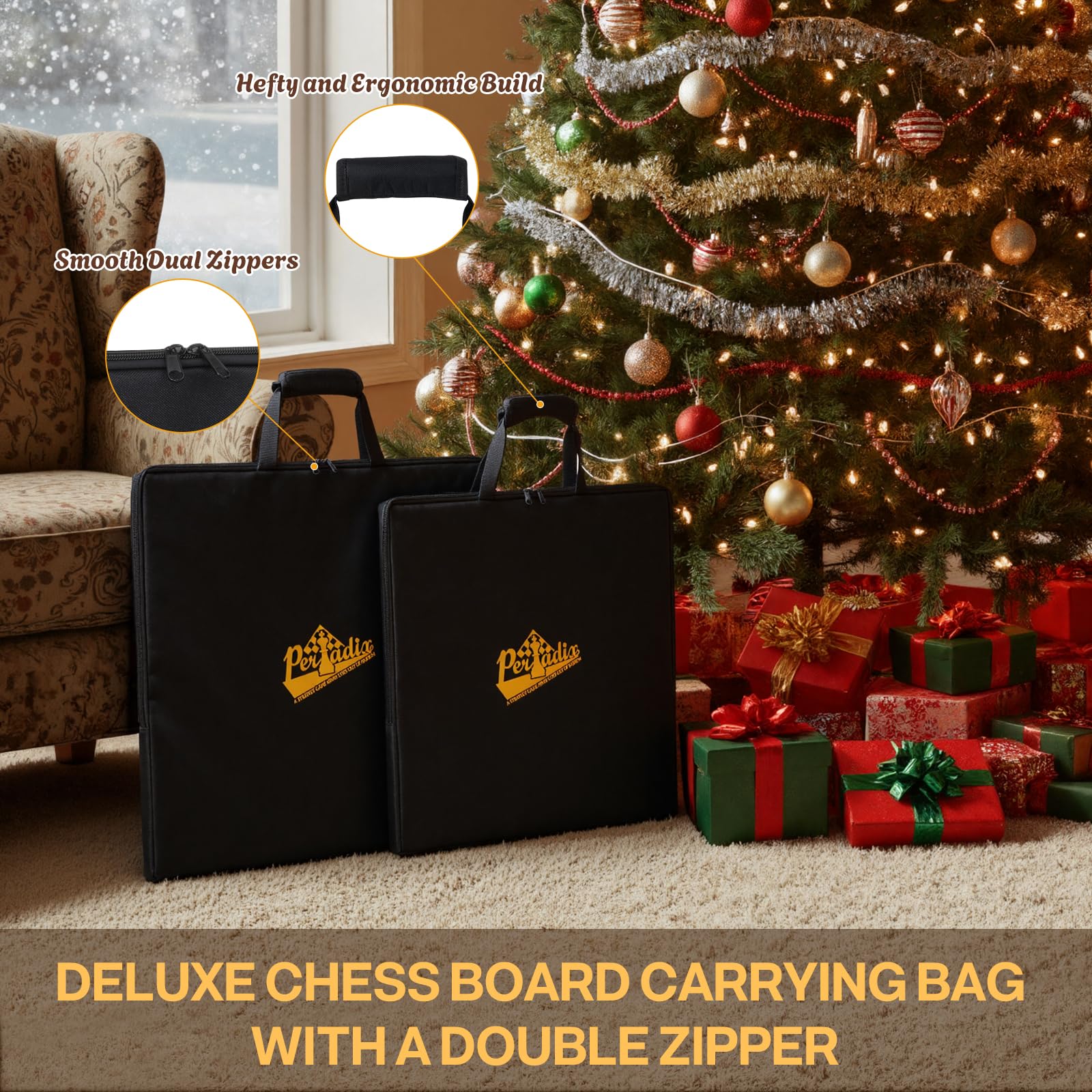 Rounded edges offer safe handling for all ages during game nights