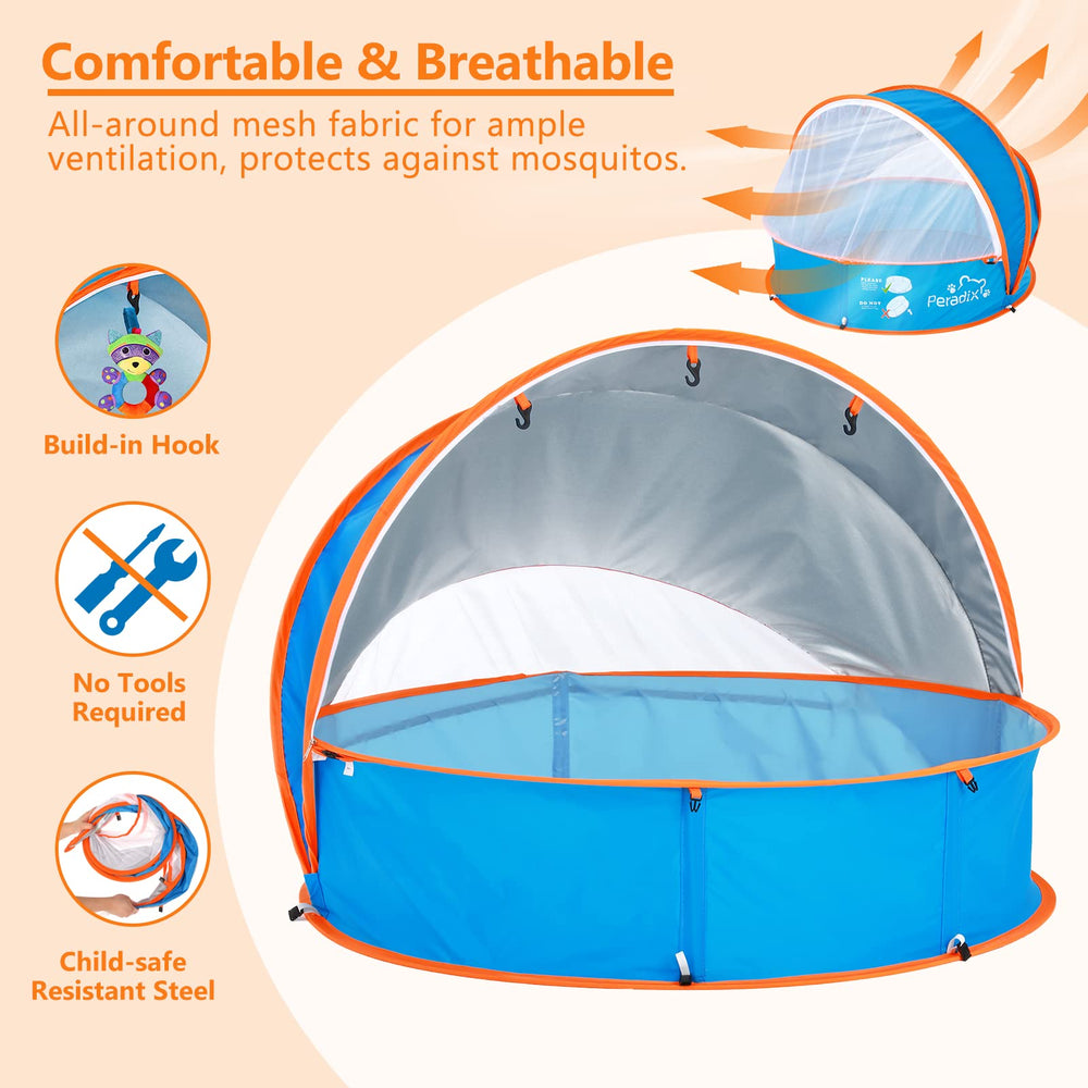 Peradix detachable mosquito net highlights insect-free outdoor play sessions