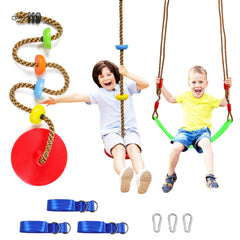 Perantlb climbing rope multicolor swing for durable outdoor play.
