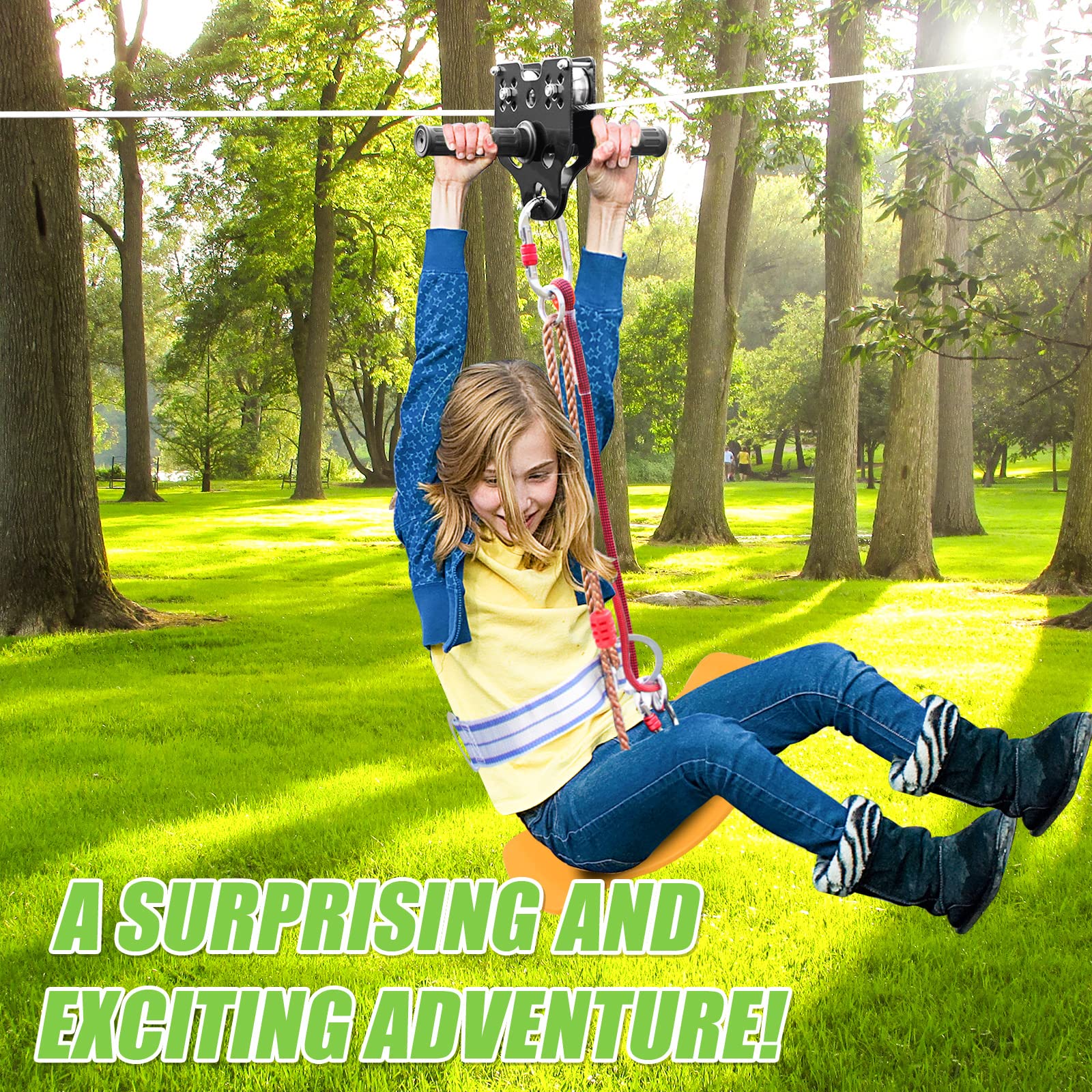 Perantlb zipline installation guide image, quick setup for weekends