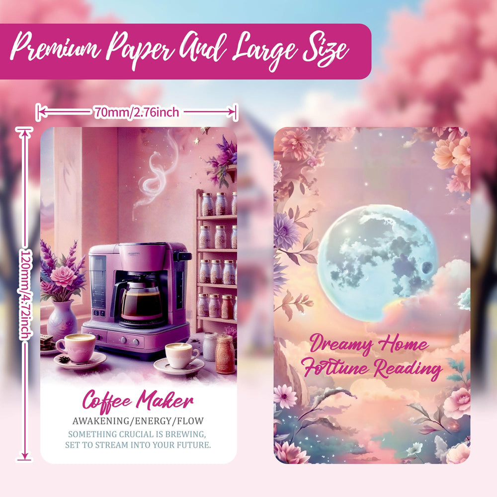 PERBDEAL inspired-design-team artwork on each card blends modern art with oracle elements.