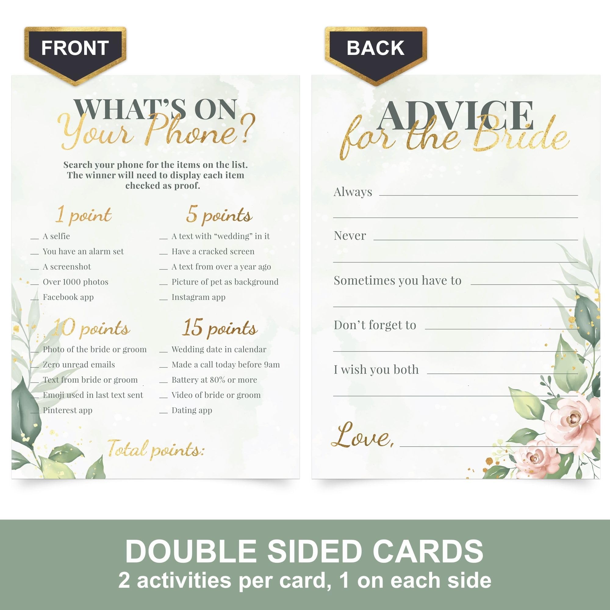 Perfect Occasion greenery floral design creates a chic, cohesive shower decor