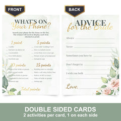 Perfect Occasion greenery floral design creates a chic, cohesive shower decor