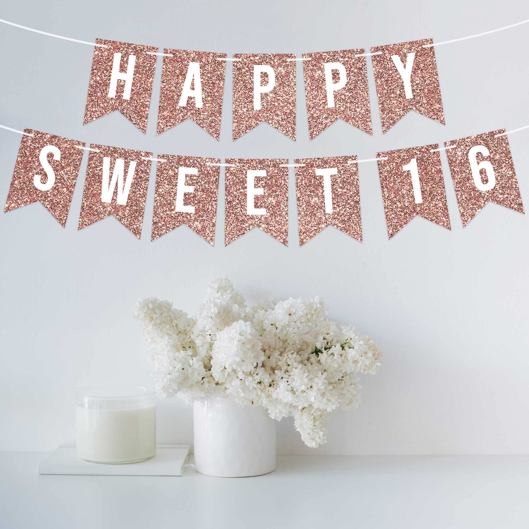 Perfect Occasion ready-to-hang banner arrives pre-strung and mess-free.