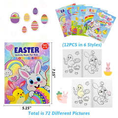 PERFQU coloring books feature chickens and spring flowers for classroom or home Easter fun.