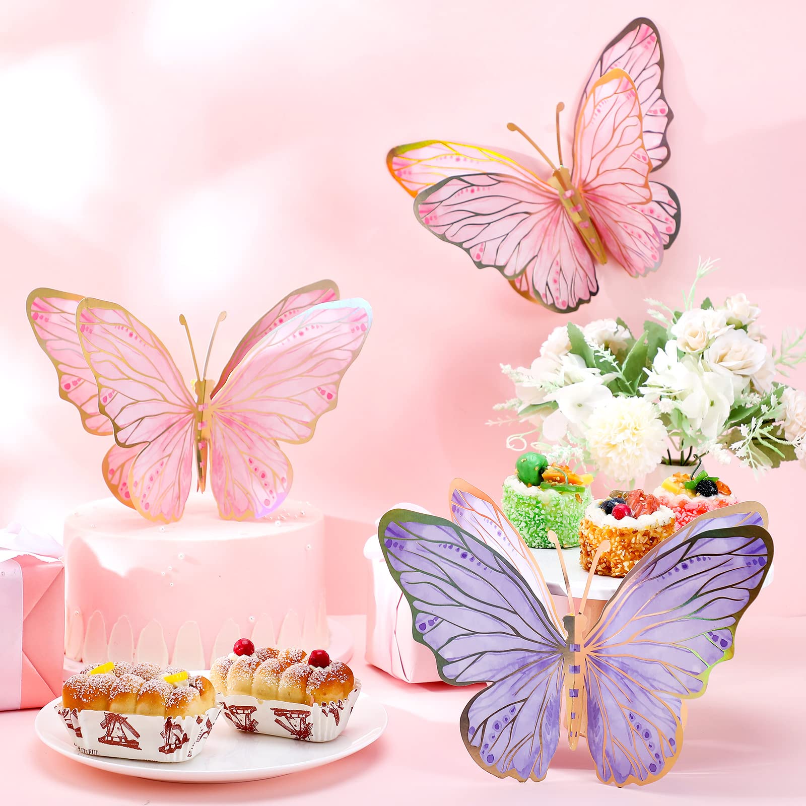 PerKoop butterfly decor for parties, ideal for photo backgrounds.