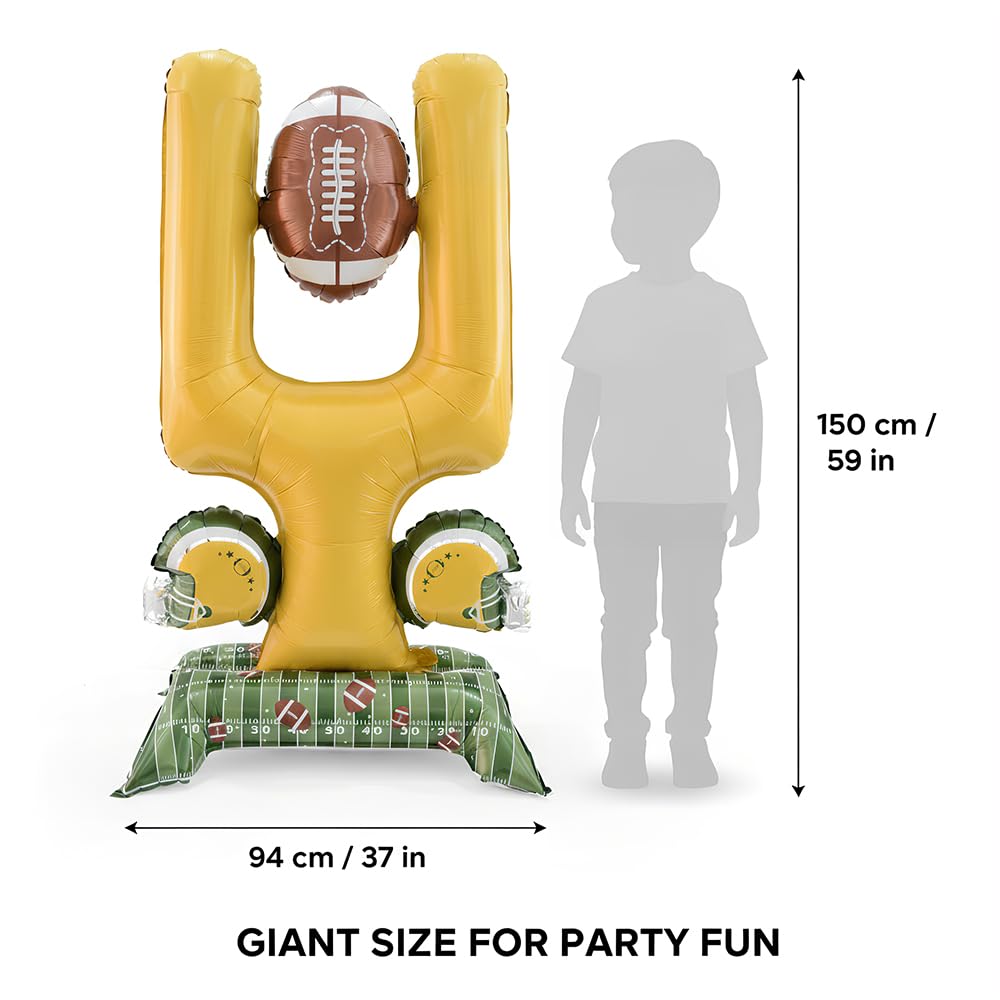 Permcoly football theme backdrop balloon for photo moments.