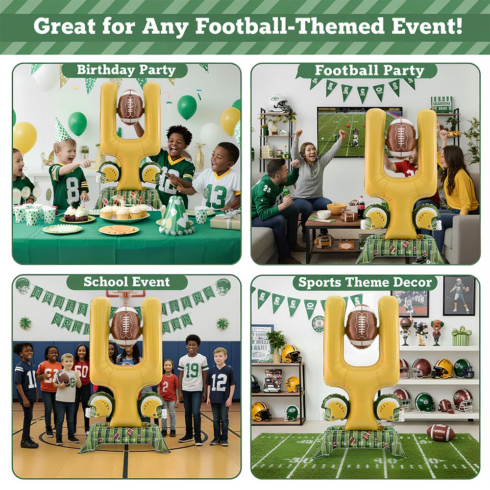 Permcoly indoor and outdoor football party decoration boosts atmosphere.
