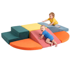 Pernasal foam climbing blocks multi-pack on floor offers safe exploration and imaginative play for toddlers.