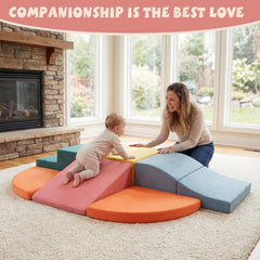 Pernasal foam climbing blocks soft foam tiles provide gentle cushioning for indoor play sessions.
