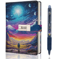 Perpetily Diary with Lock cover shows rugged waterproof PU material for durability.