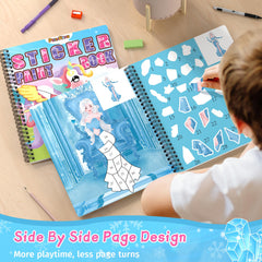 PERRYHOME Frozen-themed sticker book captures icy wonder to spark imaginative storytelling.