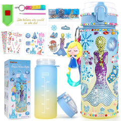 PERRYHOME Frozen Water Bottle Kit 21oz bottle for on the go hydration and decoration