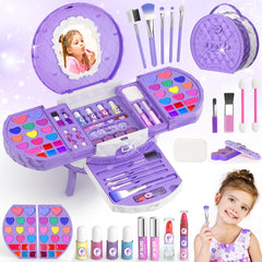 PERRYHOME makeup set mirror for princess pretend play and self-checks